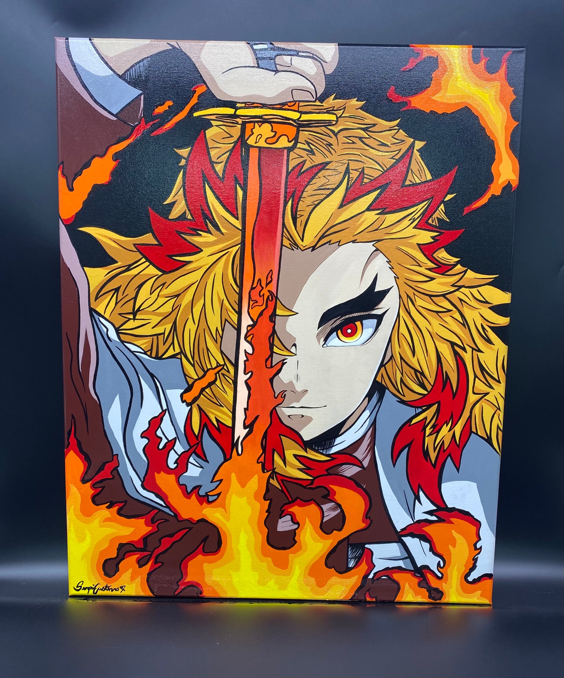 Rengoku Wall Art – Canvas Freaks